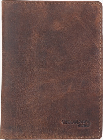 Greenland Nature Wallet in Brown: front