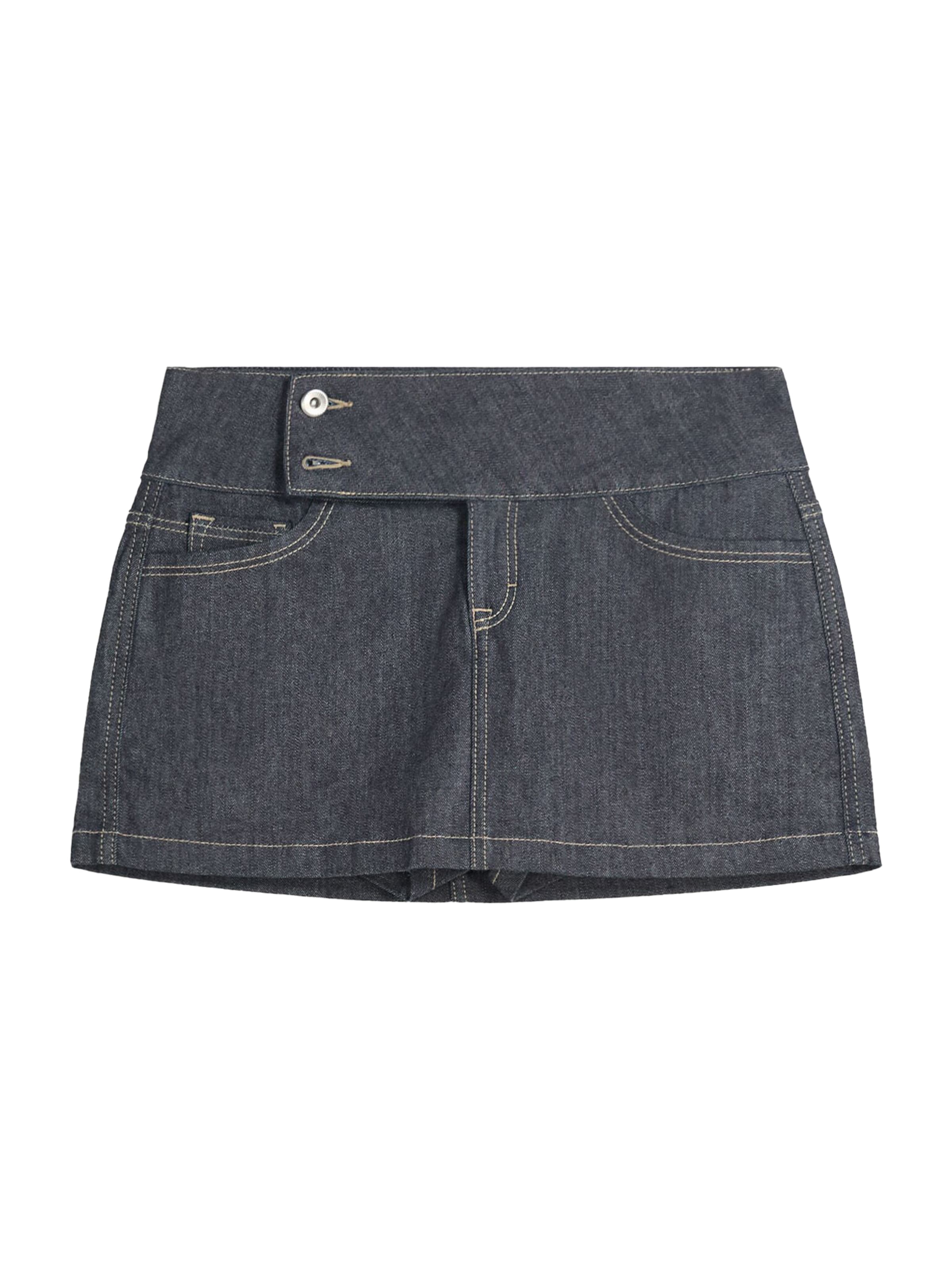 Bershka Nederdel i blå: forside