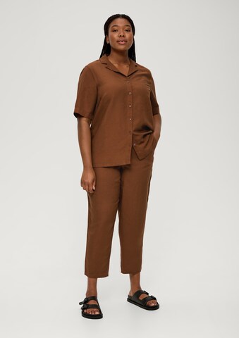 TRIANGLE Loose fit Pants in Brown