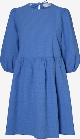 SELECTEDHaljina 'SLFANNE' - plava boja: prednji dio