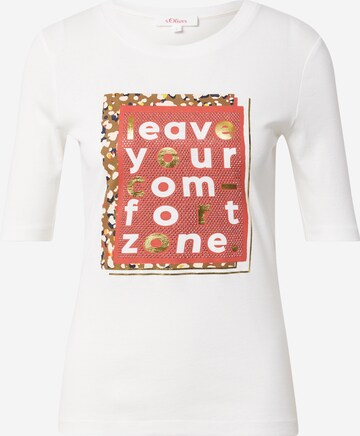 s.Oliver Shirt in White: front