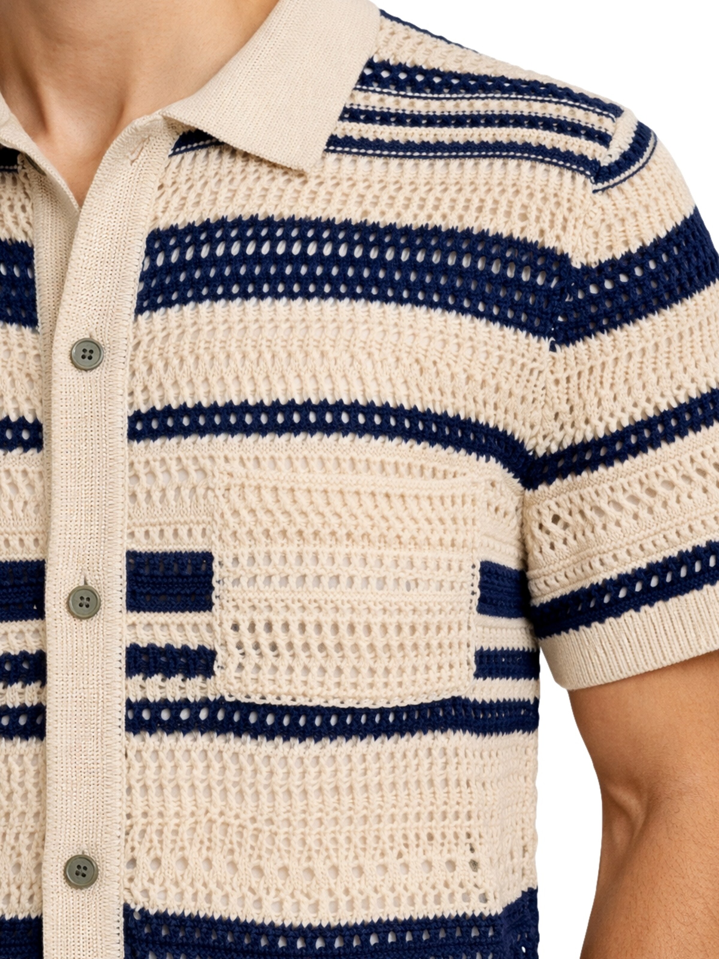 JACK & JONES Poloshirt 'Bluhamilton' in Beige