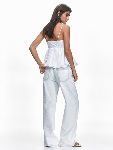 Chemisier Pull&Bear en blanc