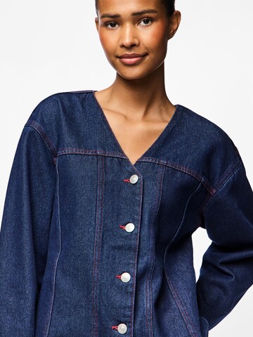 PIECES Bluse 'PCDemi' i blå