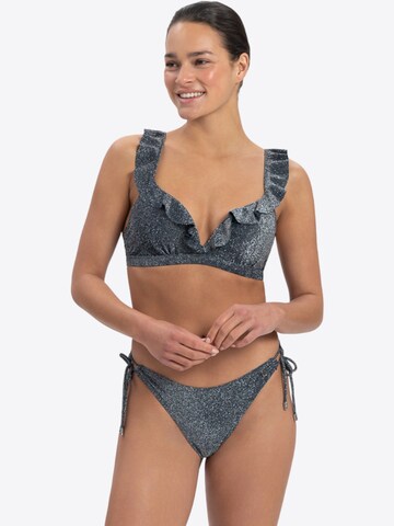 Beachlife Triangel Bikinitop in Zilver