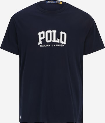 Polo Ralph Lauren Big & Tall Тениска в синьо: отпред