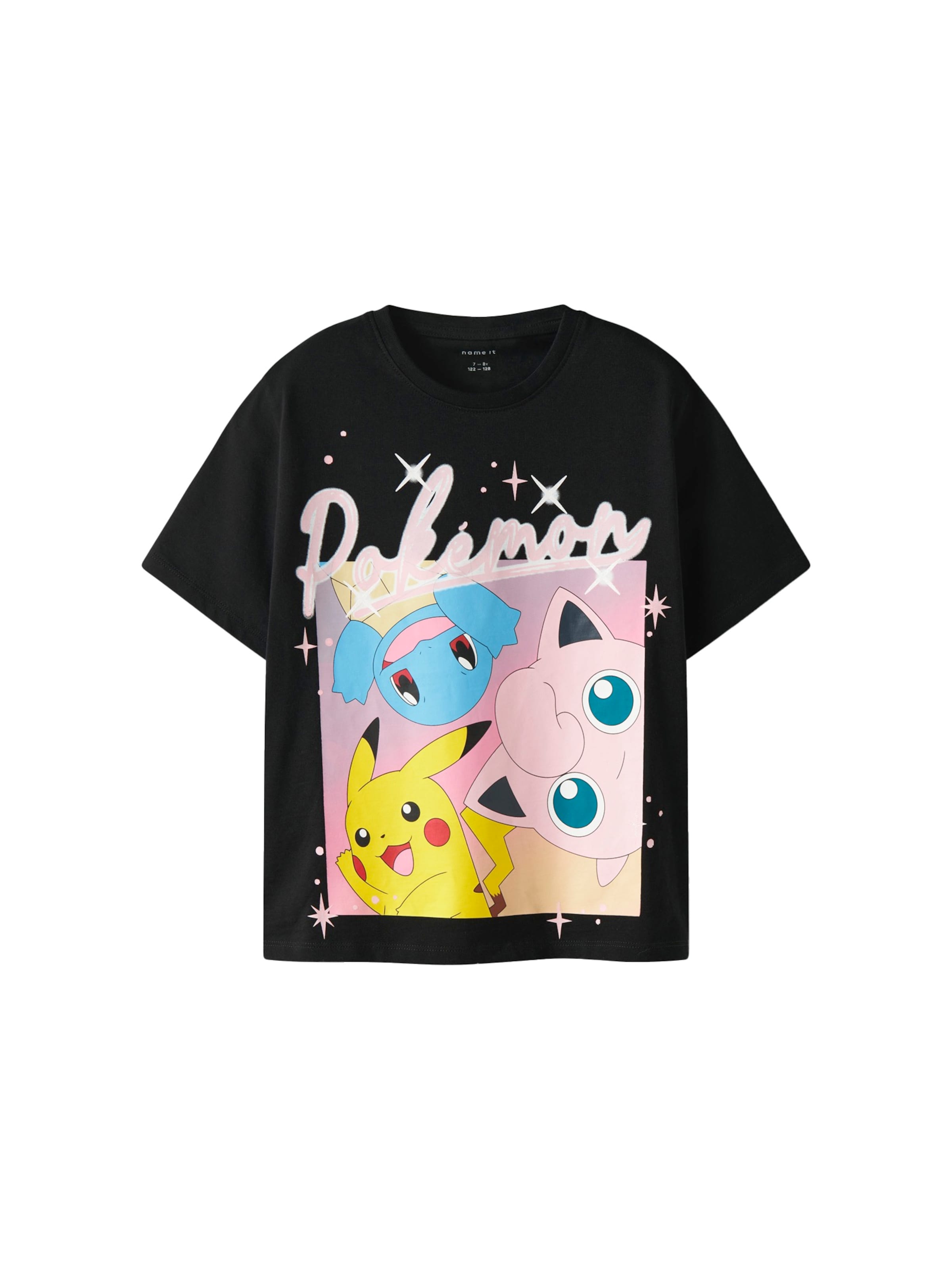 NAME IT Bluser & t-shirts 'NKFJYDI POKEMON' i sort: forside