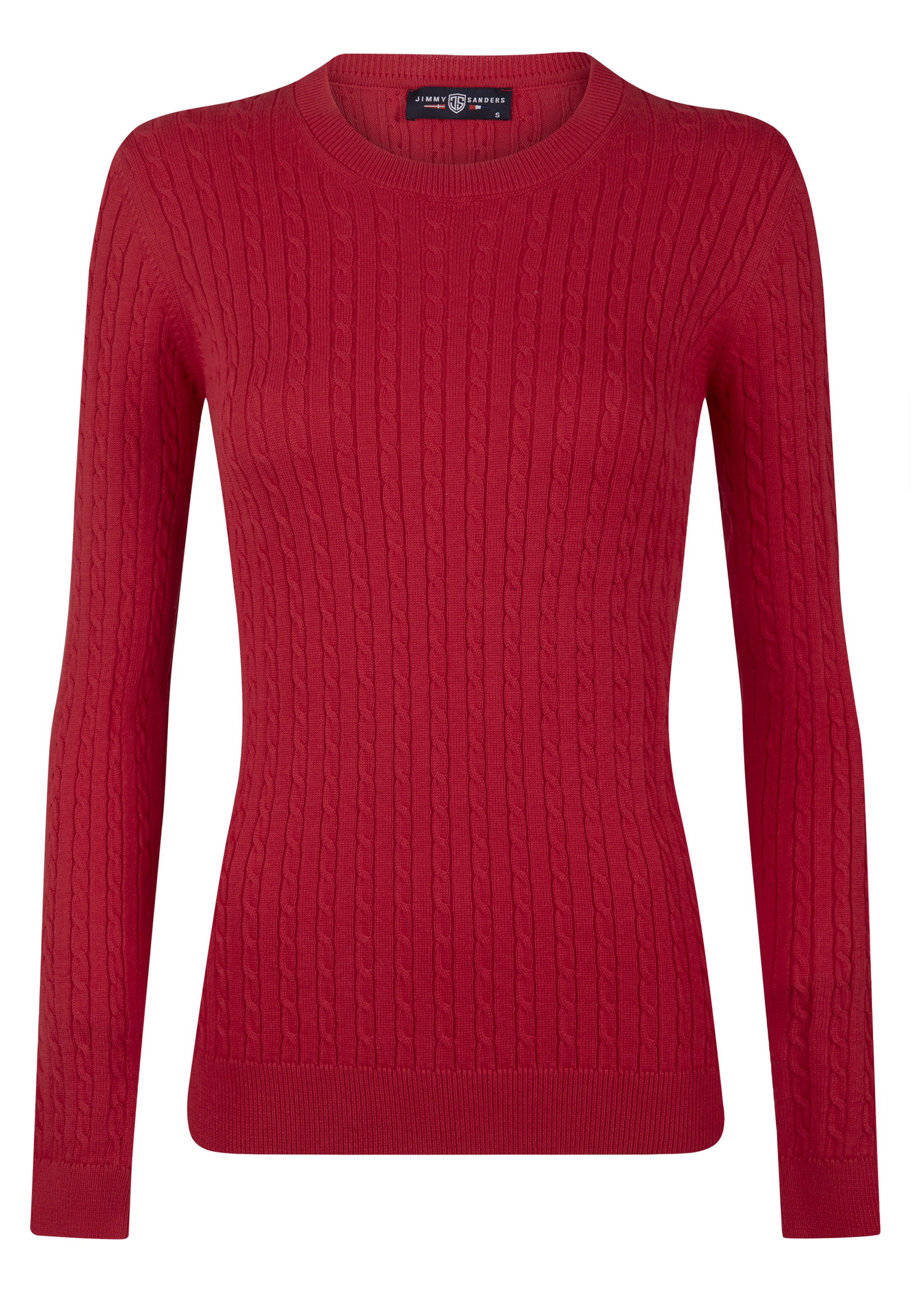 Jimmy Sanders Пуловер в червено: отпред