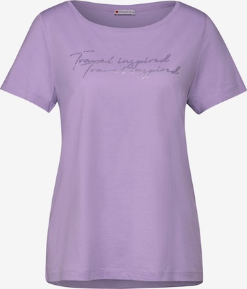 STREET ONE Shirt in Purple: front