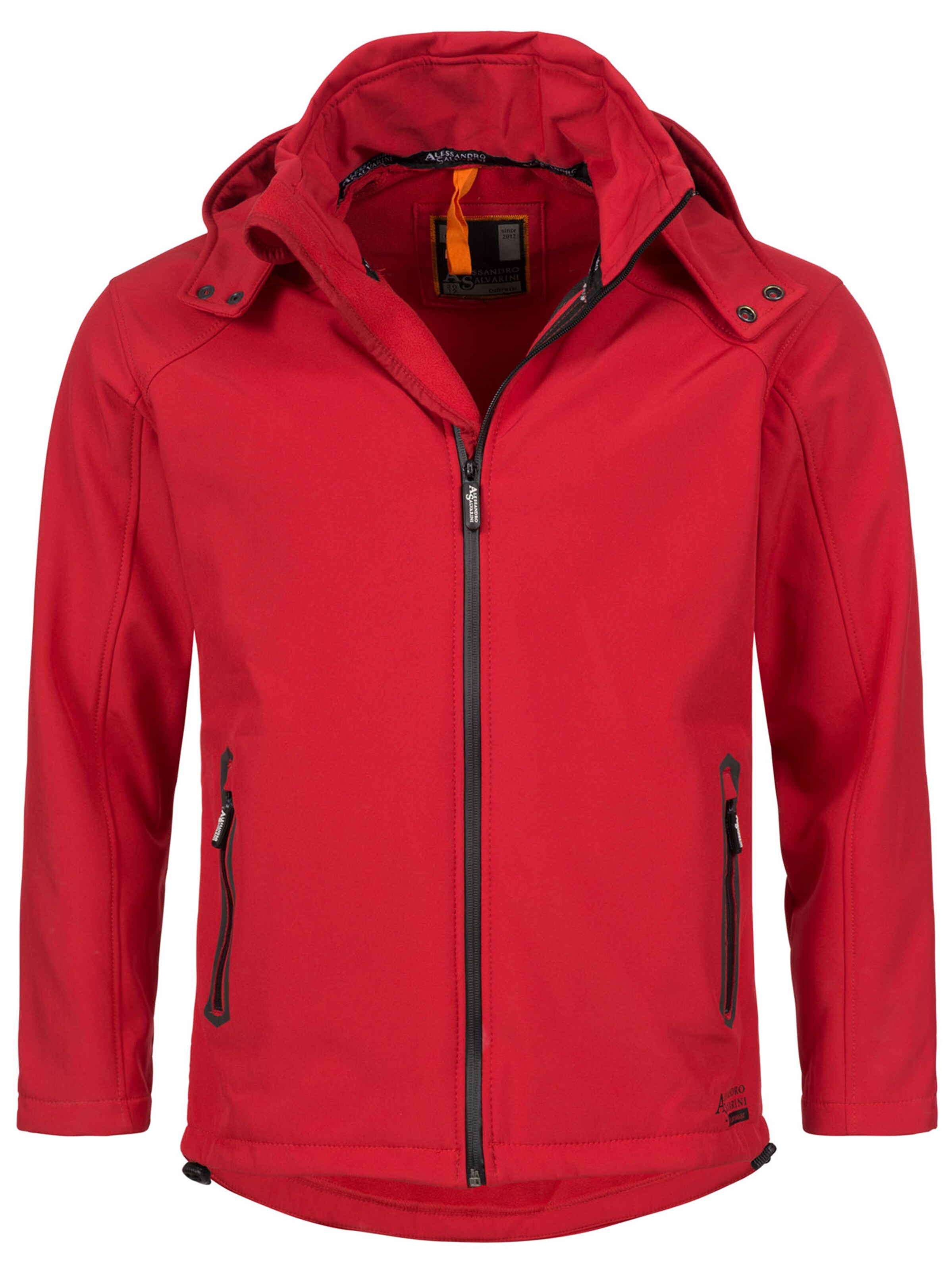 Alessandro Salvarini Funktionsjacke in Rot: Vorderseite