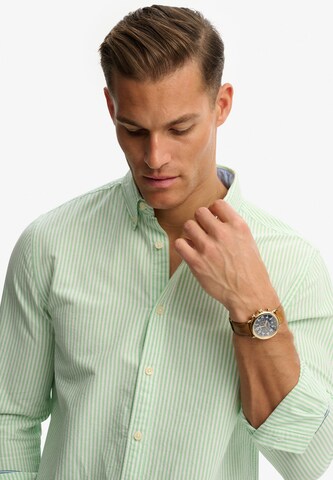 Superdry & Co Comfort Fit Hemd in Grün