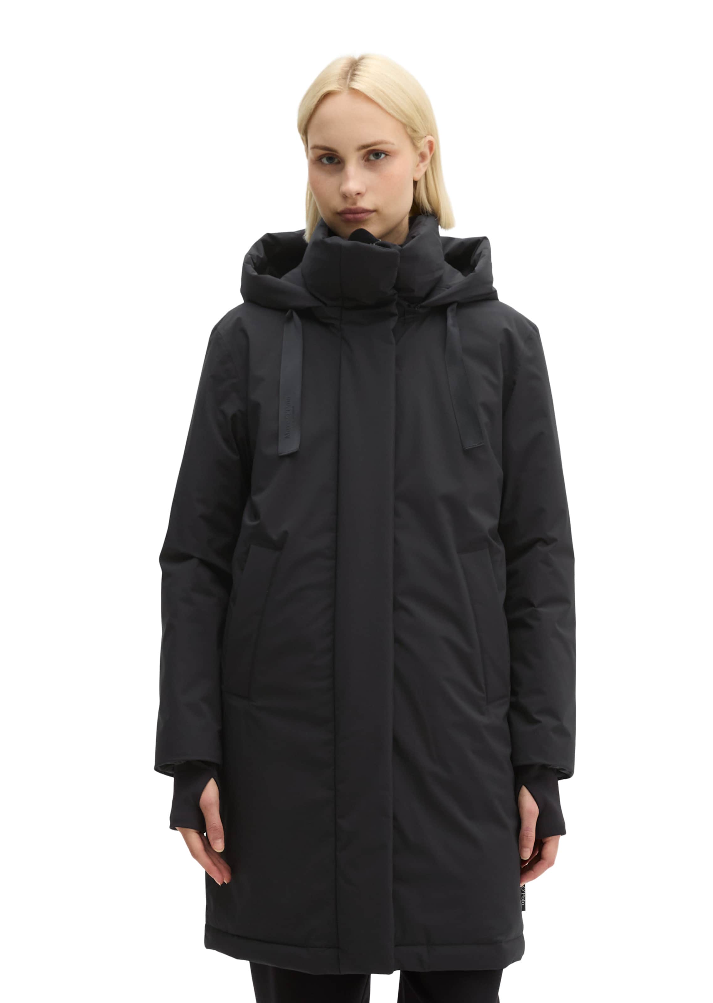 Marc O'Polo Raincoat in Black: front