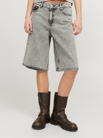 JJXX Wide leg Jeans 'LAURA' in Grey: front