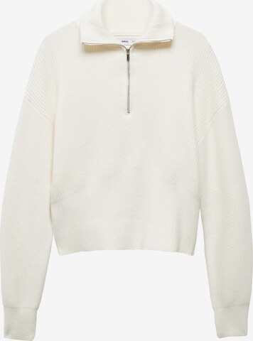 Pull-over 'Rolon' MANGO en blanc : devant