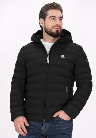Schmuddelwedda - Casaco de inverno em preto: frente