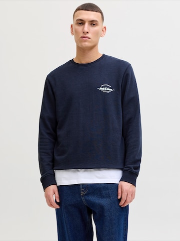 JACK & JONES - Sudadera 'JJBRANDON' en azul: frente