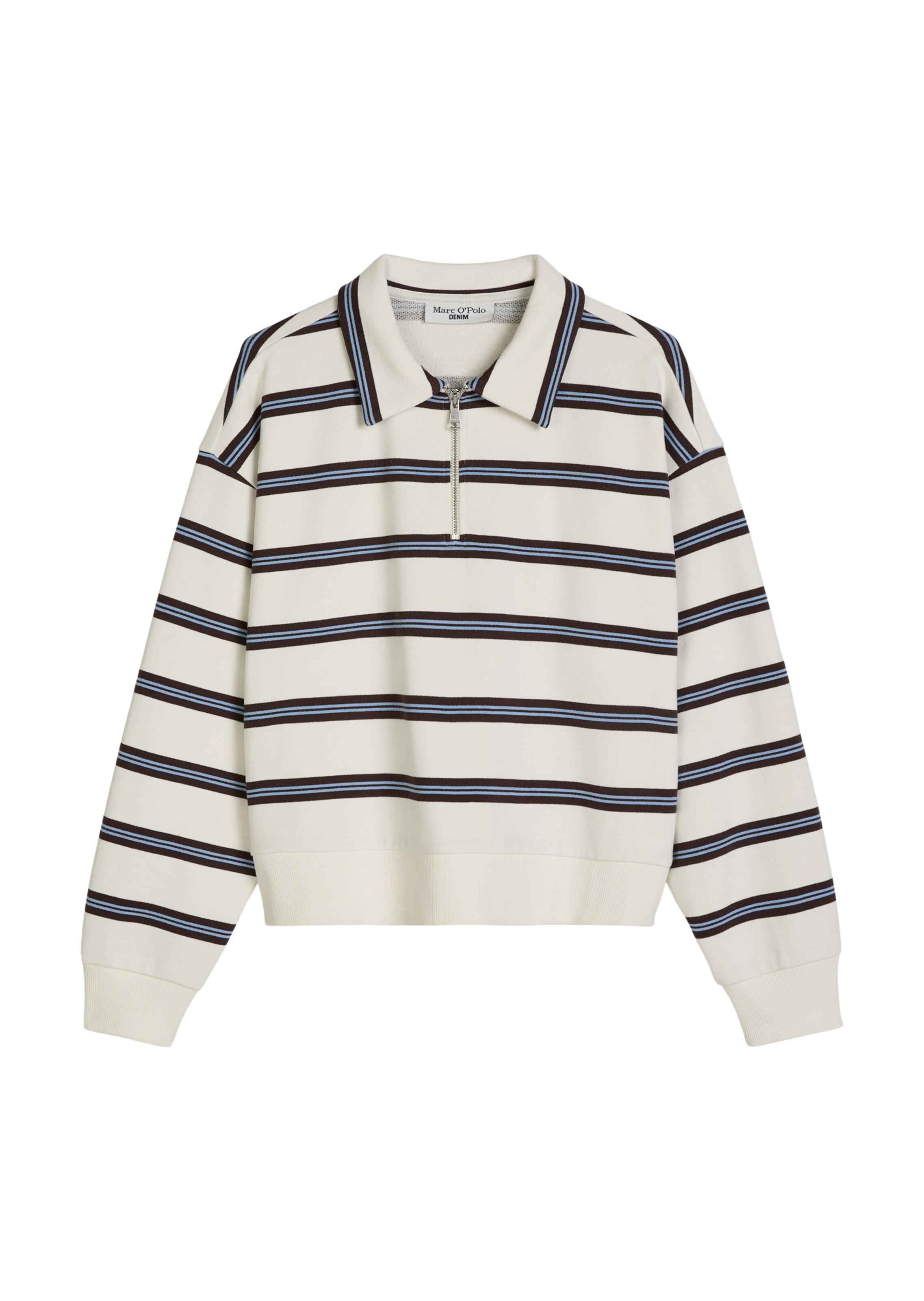 Marc O'Polo DENIM Sweatshirt in Beige: Vorderseite
