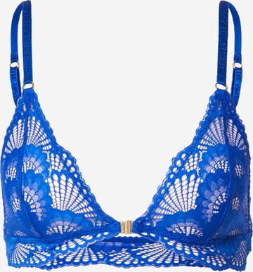 Tommy Hilfiger Underwear Triangle Bra in Blue: front