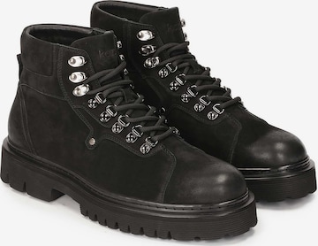 Kazar Lace-Up Boots in Black