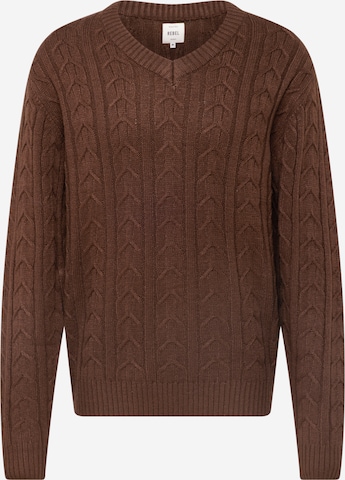 Pull-over 'Paul' Redefined Rebel en marron : devant