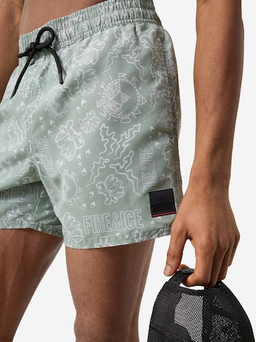 Bogner Fire + Ice Badeshorts 'Nelson' in Grün