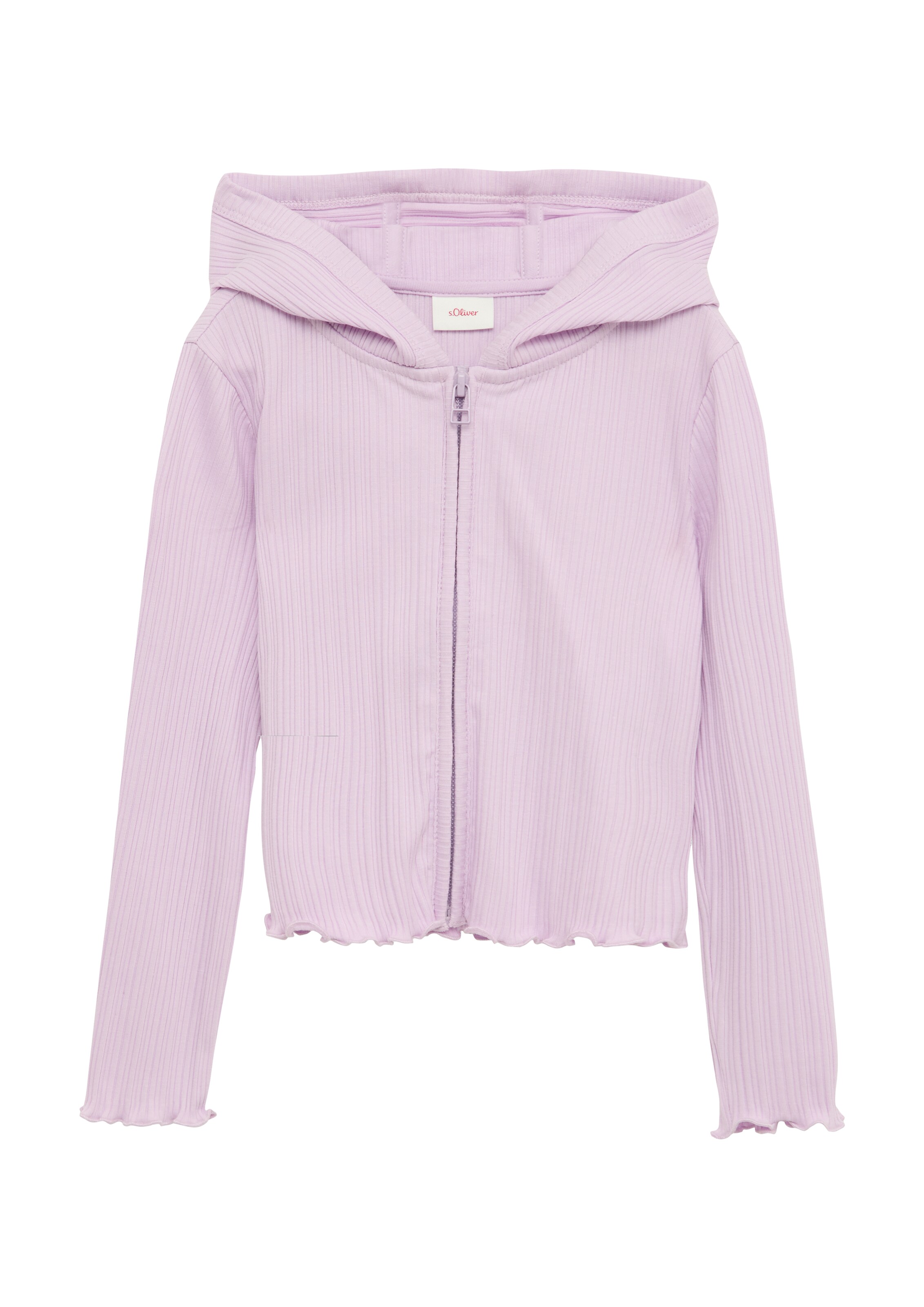 Veste de survêtement s.Oliver en violet : devant