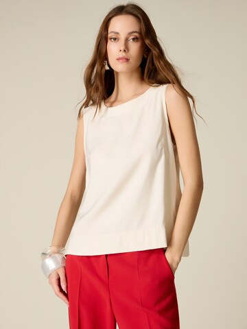 oltre - Blusa en blanco