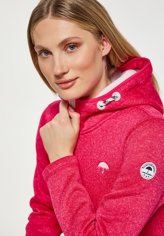 Schmuddelwedda Fleece jas in Roze