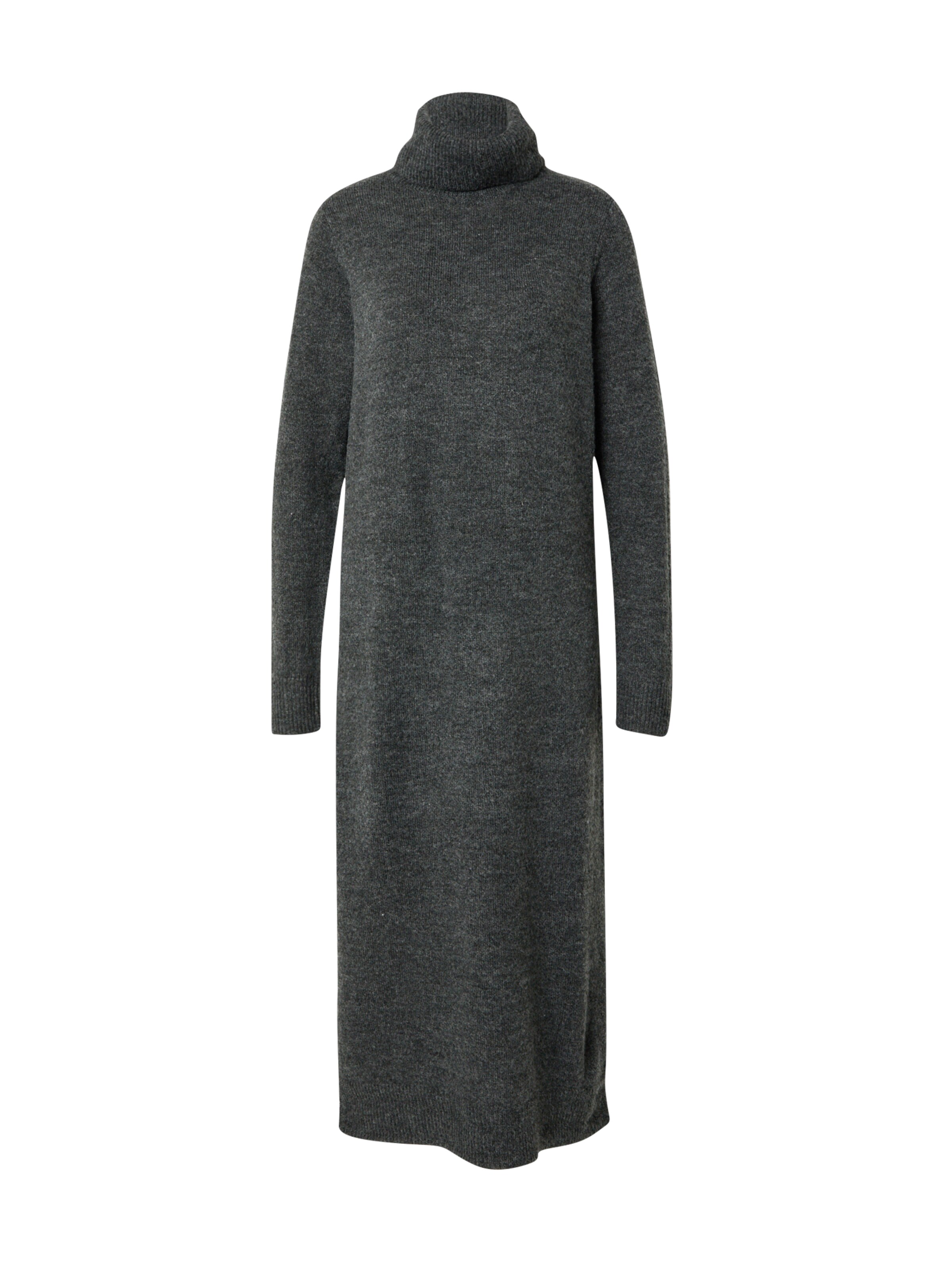 Abito in maglia di PIECES in grigio: frontale