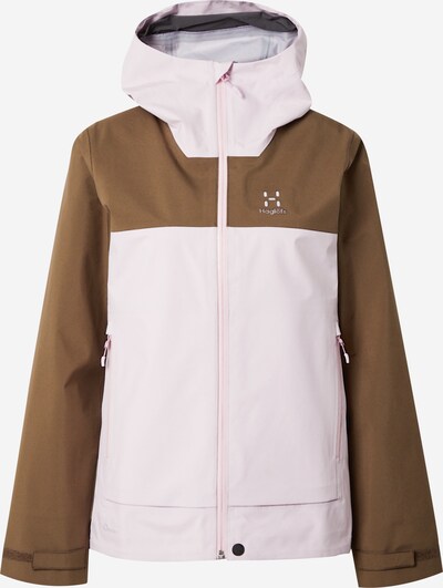 Haglöfs Veste outdoor en brocart / rose pastel / blanc, Vue avec produit