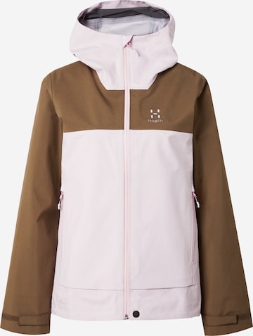 Haglöfs Куртка в спортивном стиле в Ярко-розовый: спереди