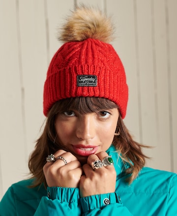 Bonnet Superdry en rouge