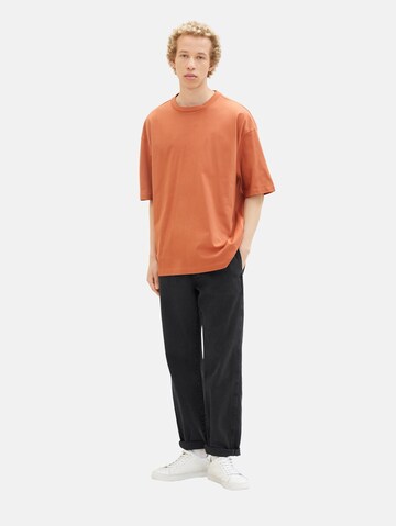 TOM TAILOR DENIM T-Shirt in Braun