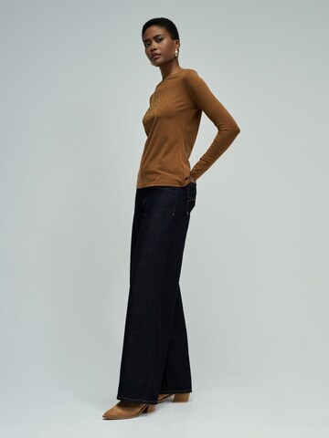 Salsa Jeans Langarm-shirts in Braun