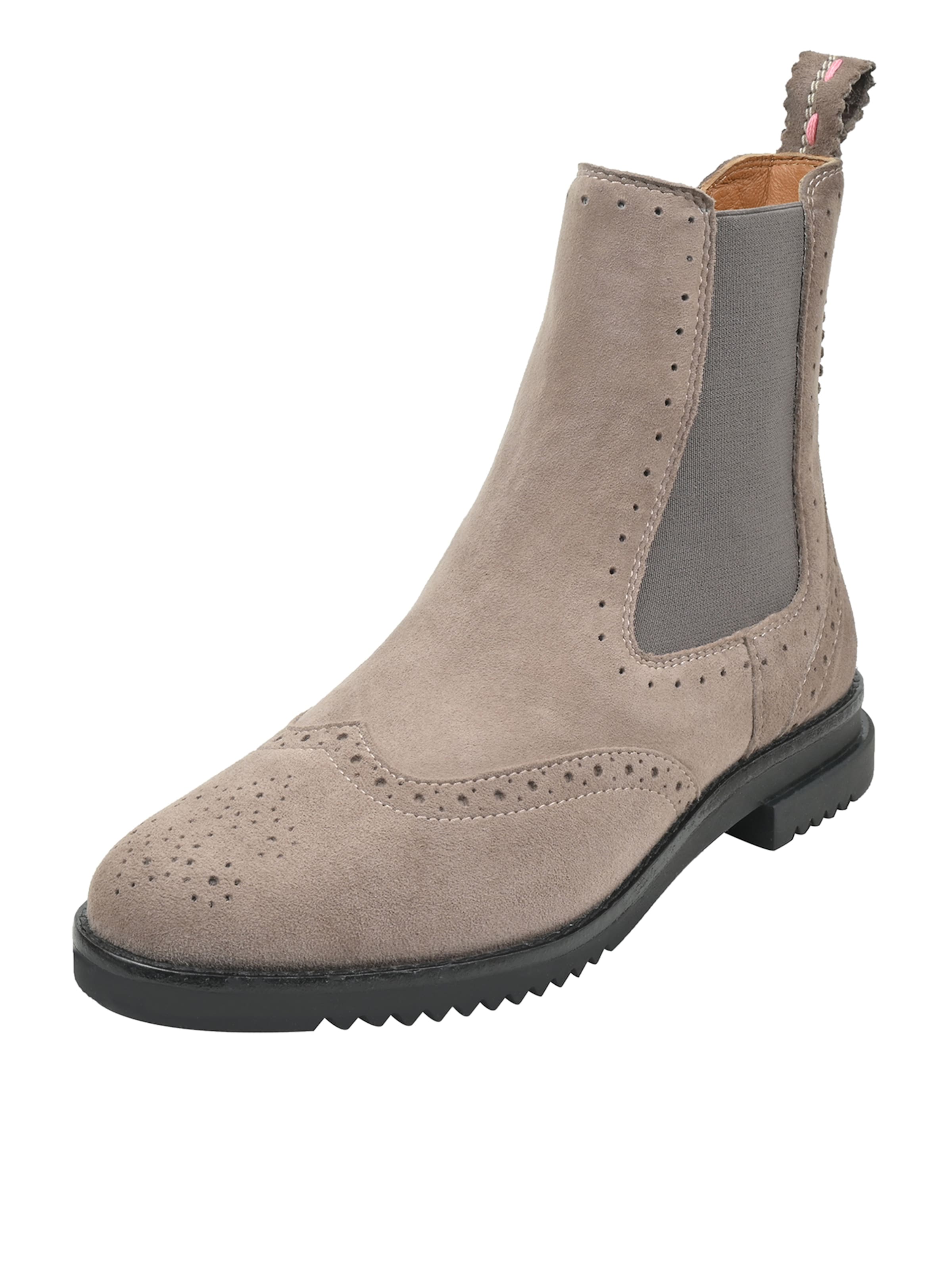 Crickit Chelsea boots ' UDINE ' in Bruin: voorkant