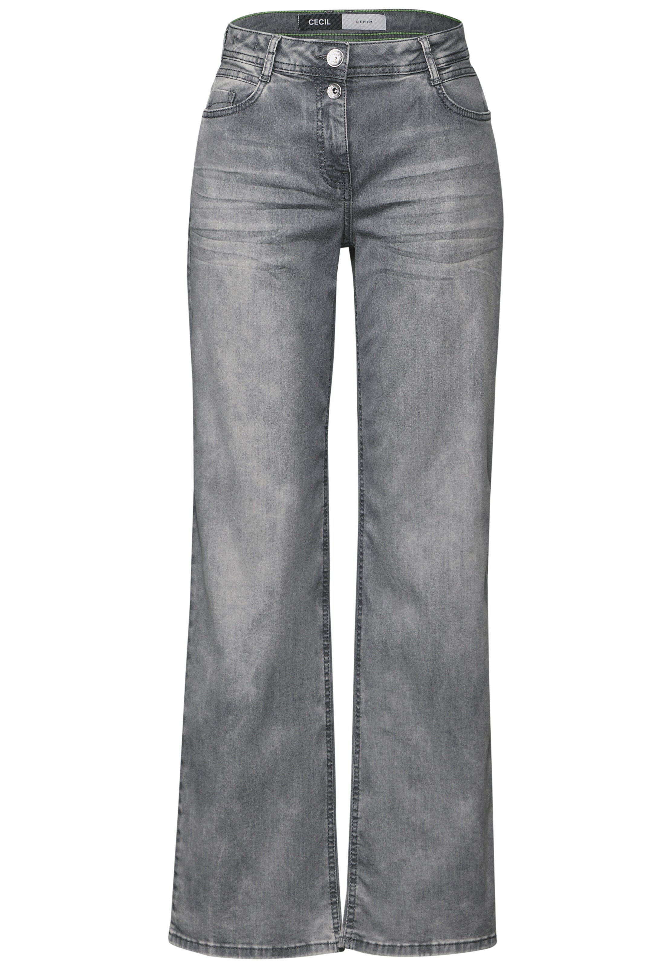 CECIL Loose fit Jeans in Grey: front