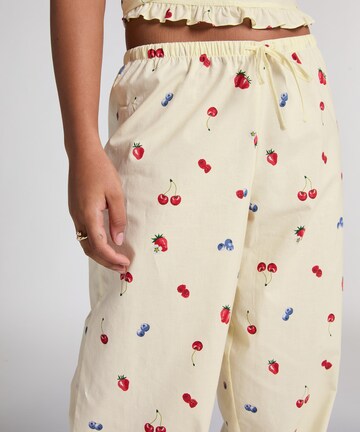Hunkemöller Pyjamabroek in Geel