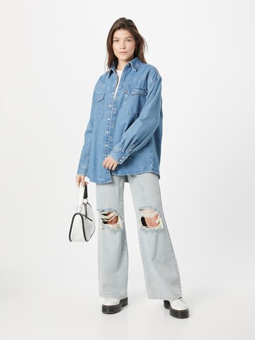 LEVI'S ® Bluse 'Dorsey XL Western' in Blau