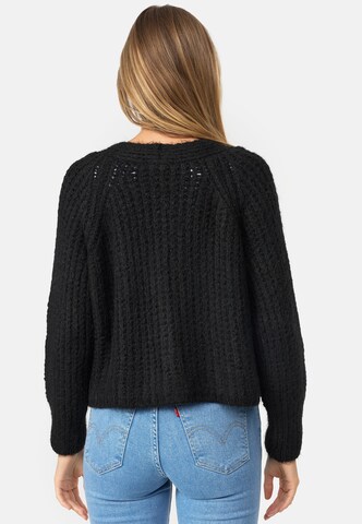 Decay Knit Cardigan in Black