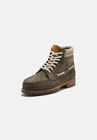 Bocanci cu șireturi de la TIMBERLAND pe verde