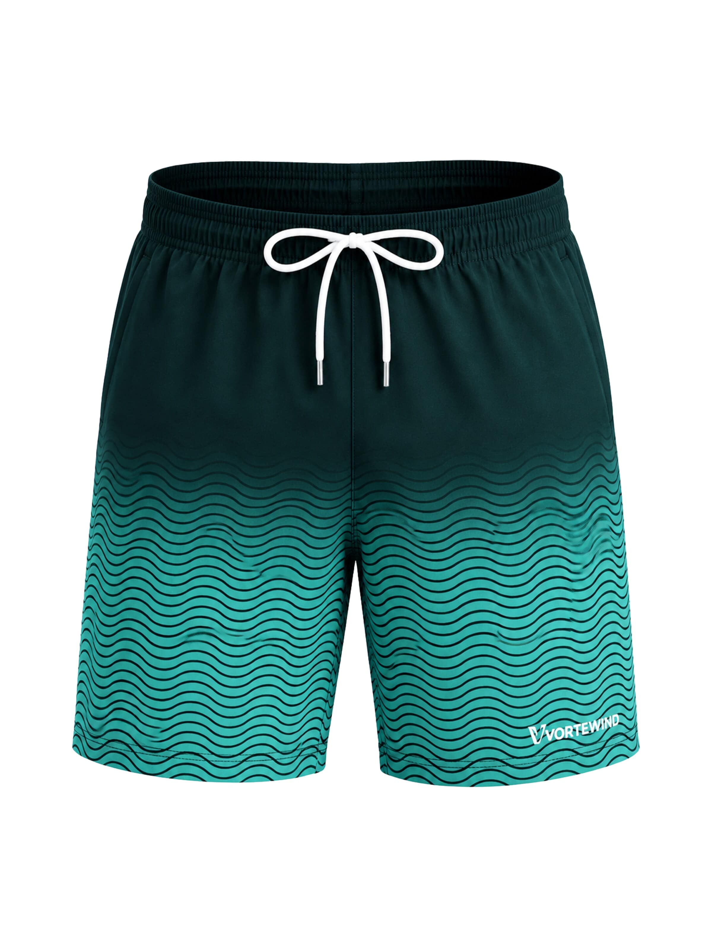 YAGESHARK Swimming Trunks 'badehose herren' in Green: front