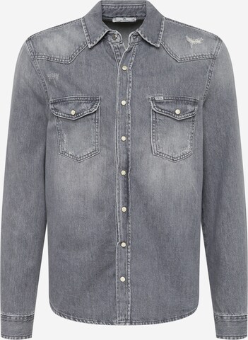 LTB Button Up Shirt 'Rohan' in Grey: front