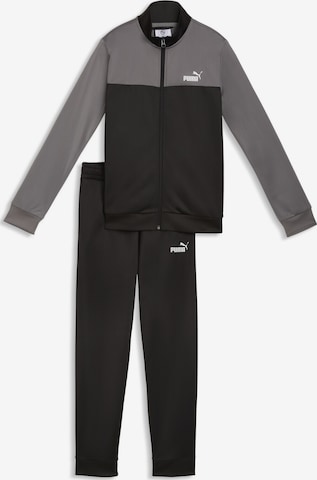 PUMA Jogginganzug in Schwarz: Vorderseite