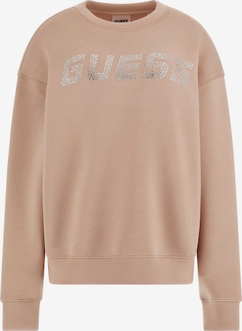 GUESS Sweatshirt 'Cecilia' in Beige: Vorderseite