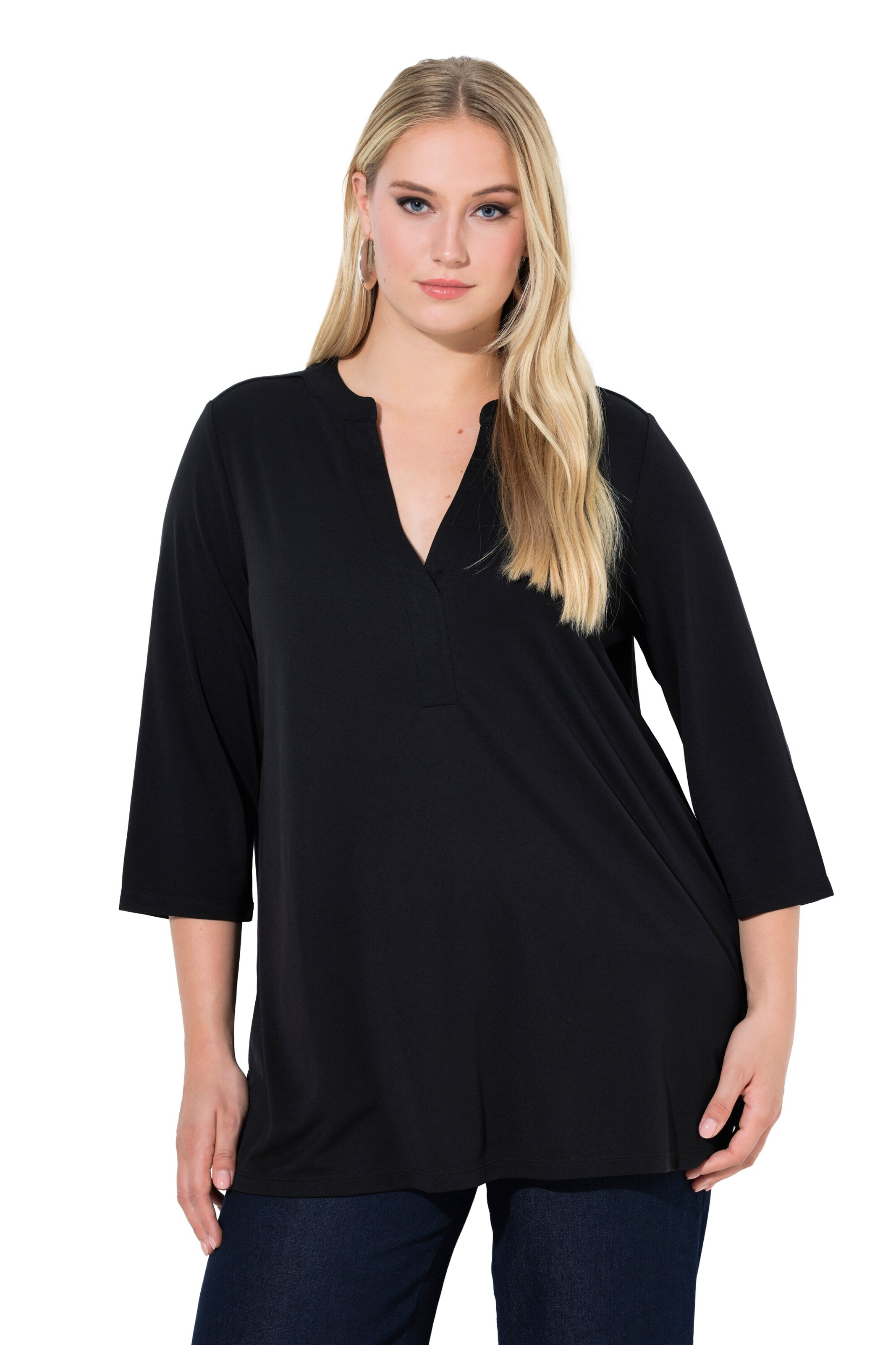 Ulla Popken Shirt in Black: front
