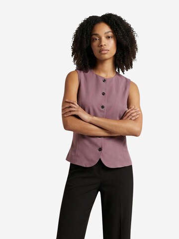 Tailleur 'Onlgoa S/L Linen Bl Waistcoat Cc Tlr 15363724' di ONLY in rosso: frontale