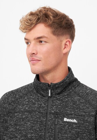 BENCH Athletic Fleece Jacket in Black