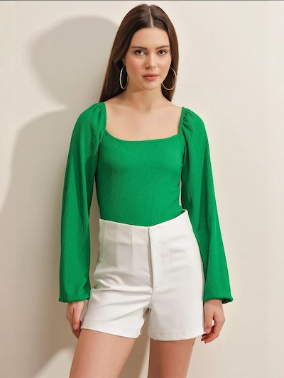 Bigdart Blusa em verde, Vista do artigo