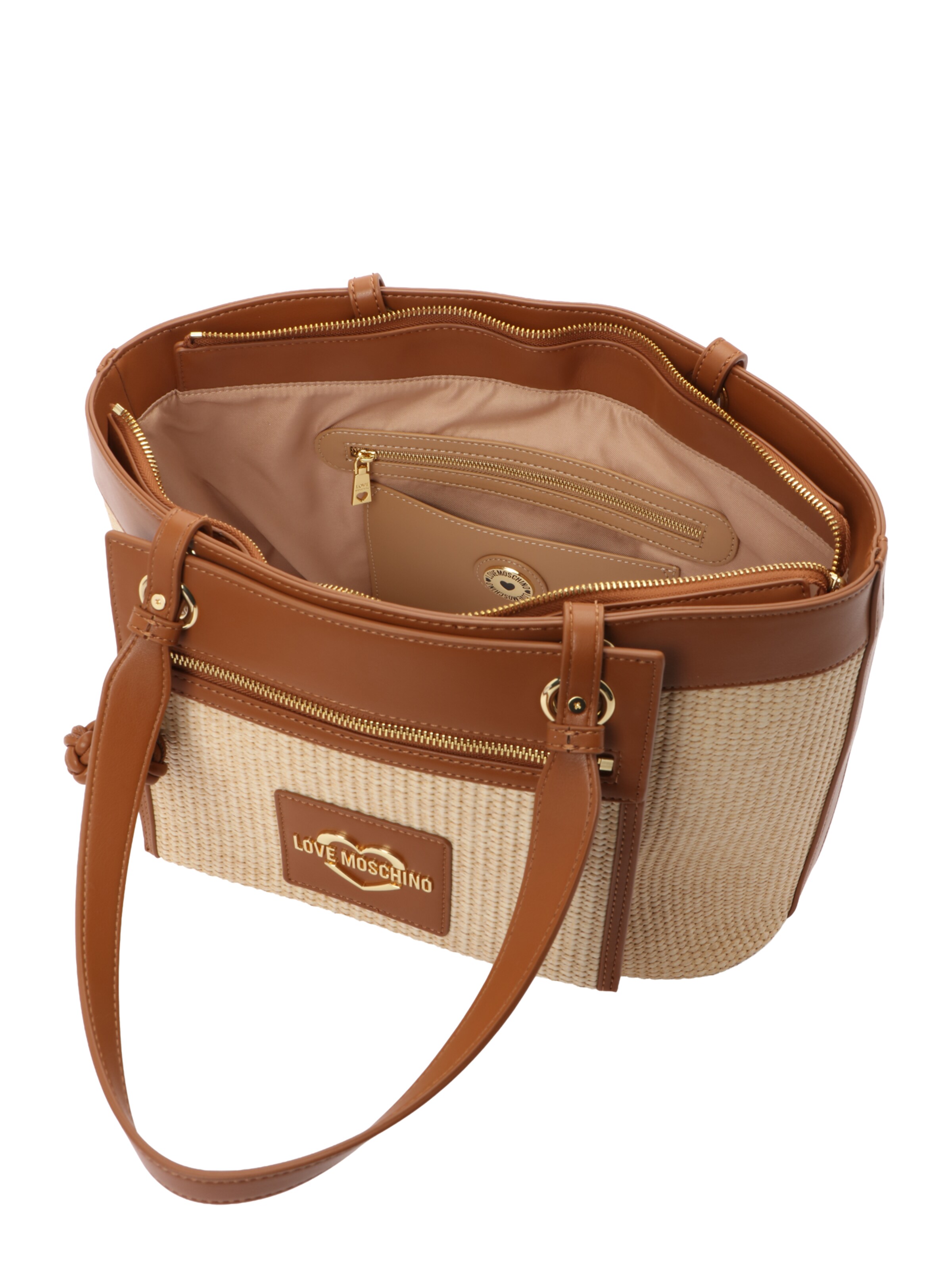 Love Moschino Μεγάλη τσάντα σε μπεζ