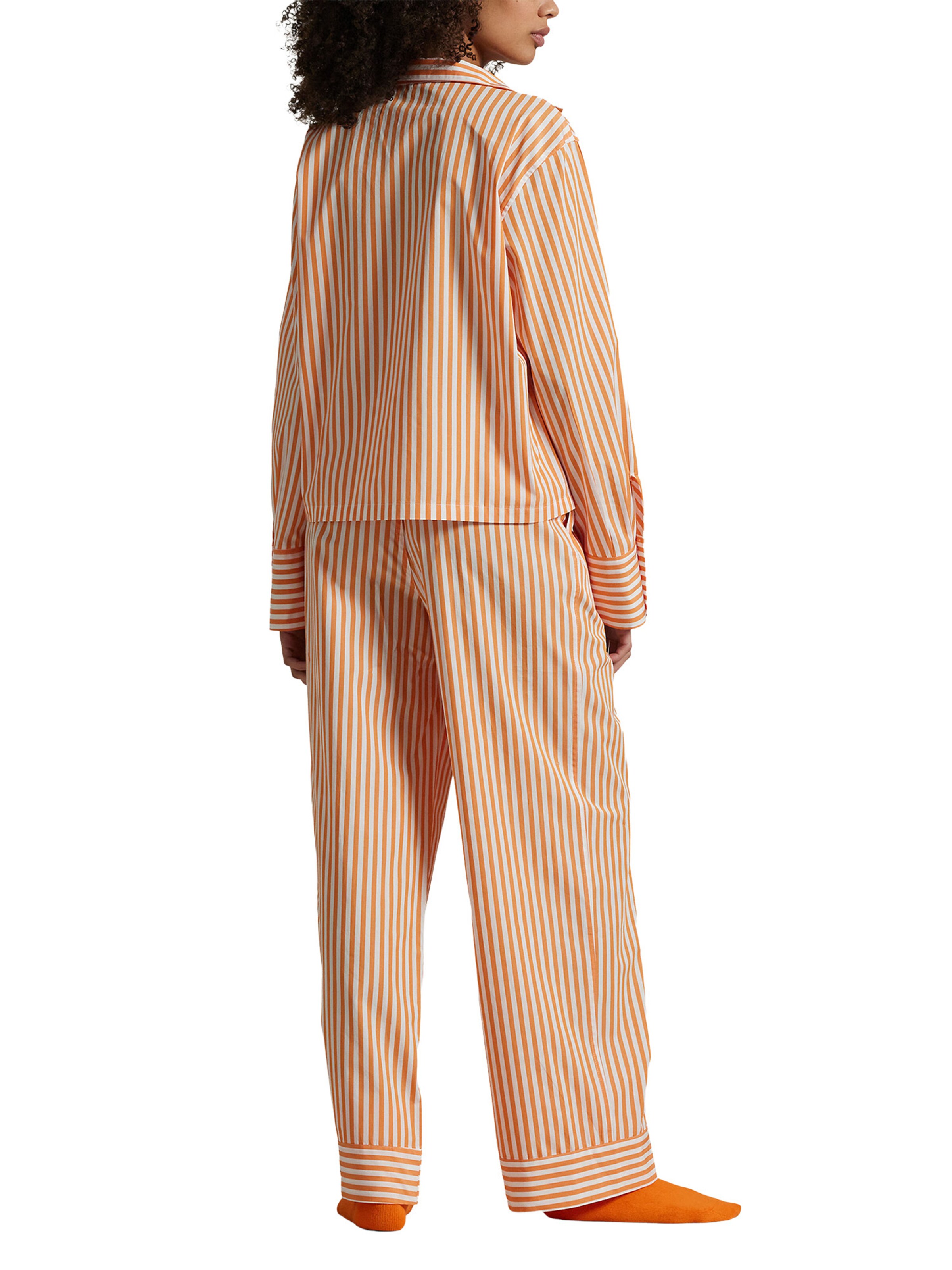 Polo Ralph Lauren - Pijama ' Shirting Stripes ' en naranja